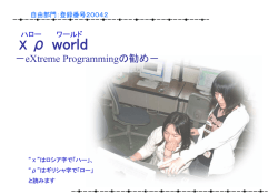 eXtreme Programming