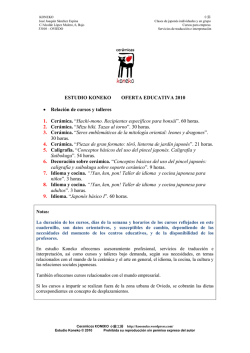 estudio koneko oferta educativa 2010/2011