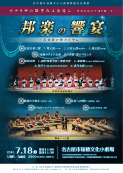 拡大 - 名古屋市瑞穂文化小劇場