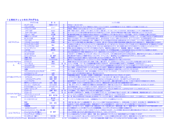 12月のフィットネスプログラム