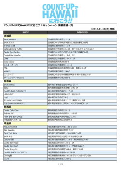 開催店舗一覧をダウンロードする