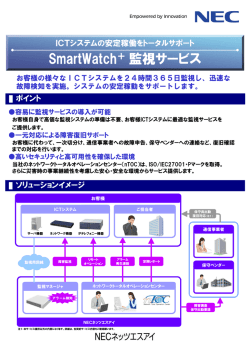 SmartWatch＋監視サービス SmartWatch＋監視