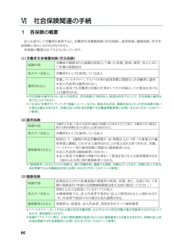 Ⅵ 社会保険関連の手続