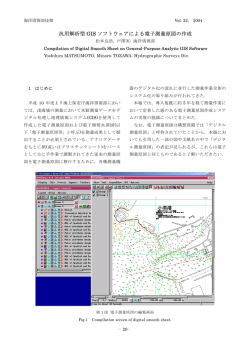 汎用解析型 GIS ソフトウェアによる電子測量原図の作成