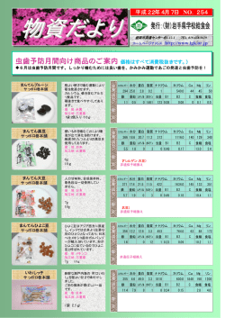 254号 物資だより