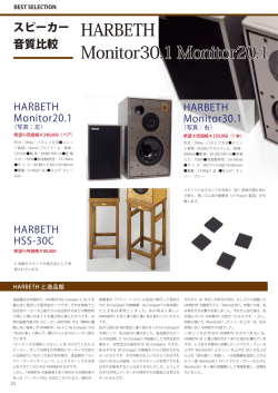 HARBETH Monitor30.1 Monitor20.1 HARBETH Monitor30.1