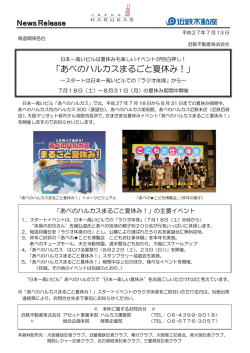 あべのハルカスまるごと夏休み！