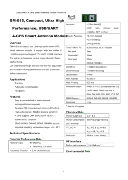 GM-615, Compact, Ultra High Performance, USB/UART A