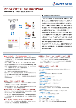 ファイルプロテクト for SharePoint 「PDFカタログ」