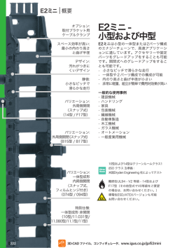 E2ミニ - 小型および中型