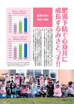 肥満予防 で 心身共 に 成長するみさと っ 子 !!