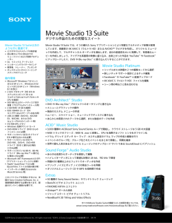 Movie Studio 13 Suite