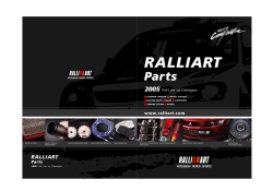 2005 Full Line - up Catalogue - Mitsubishi Lancer EVO CLUB Italy