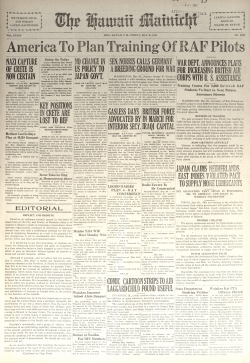 America To Plan Training Of R AF Pilots