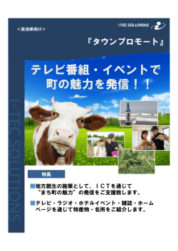 【自治体】タウンプロモート