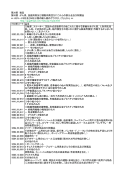 HS9桁コード 品名 三輪車、スクーター、足踏み式自動車
