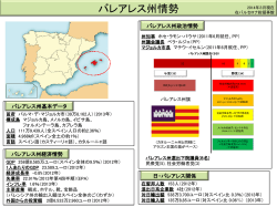 バレアレス州情勢