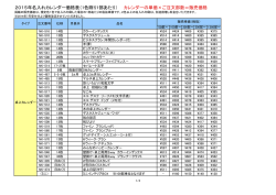 2015年カレンダー価格表 -0919