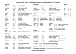 Shōtōkan Karate Kurs f&uuml;r Anf&auml;nger TU-Dresden