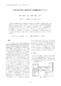 2次元CADを用いた既存のNC工作機械の加工について・・・ 51