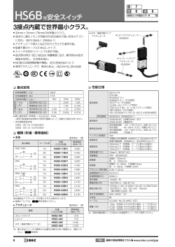 HS6B形安全スイッチ