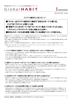 アジア14都市の人気スポーツ