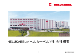 HELUKABEL&reg;（ヘルカーベル）社 会社概要