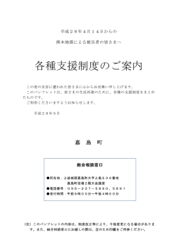 支援制度のご案内(PDF 約370KB)