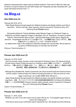 Pioneer deh 5200 error 23