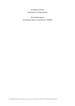 De Delftse methode Nederlands voor buitenlanders