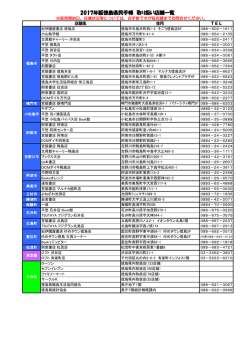 県民手帳販売店舗一覧