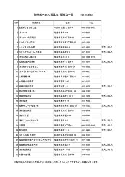 販売店についてはこちら