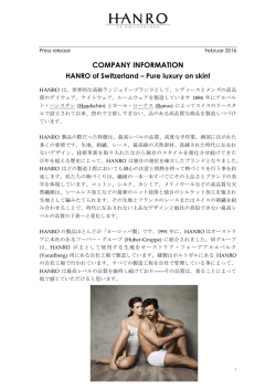 COMPANY INFORMATION