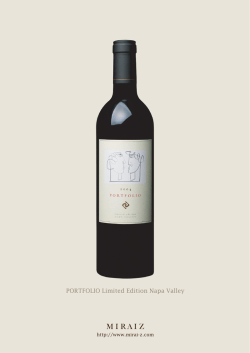 PORTFOLIO Limited Edition Napa Valley