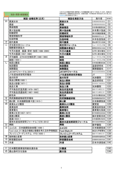 協会・民間・商業雑誌