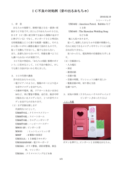 IC不良の対処例（音の出るおもちゃ）