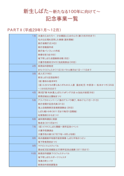 開催予定事業一覧 - 新発田市ホームページ