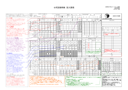 公式記録用紙 記入要領