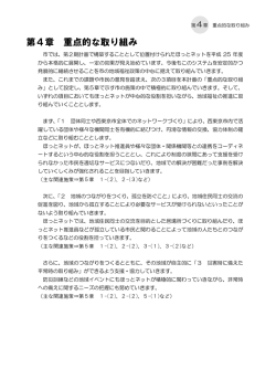 第4章 重点的な取り組み