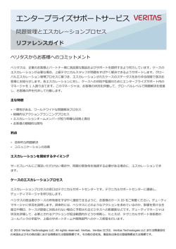 グローバルエスカレーションプロセスガイド