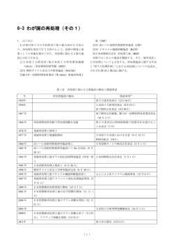 わが国の再処理 - 日本原子力学会