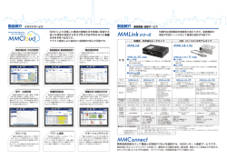 製品紹介（MMCloud、MMLink）