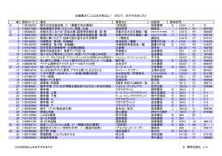 おすすめ本リスト