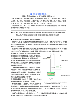 お役立ち健康情報 1. 乳酸は「悪者」ではない ― 正しい理解と活用のヒント