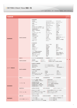 ダウンロード - SKYSEA Client View