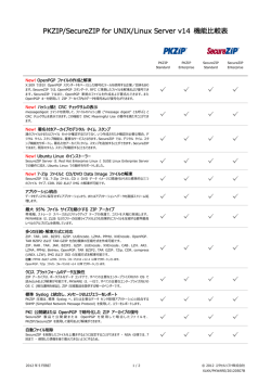 Unix/Linux Server 比較表