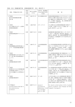 研究業績