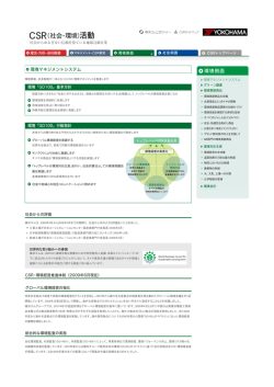 環境側面 - 横浜ゴム