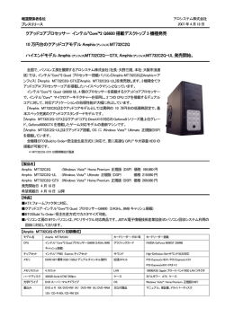 クアッドコアプロセッサー インテル®Core™2 Q6600 搭載デスクトップ 3
