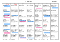 AT-X編成表 2008/5/5-11